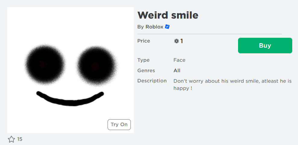 How to make white eyes and white smile in Roblox 