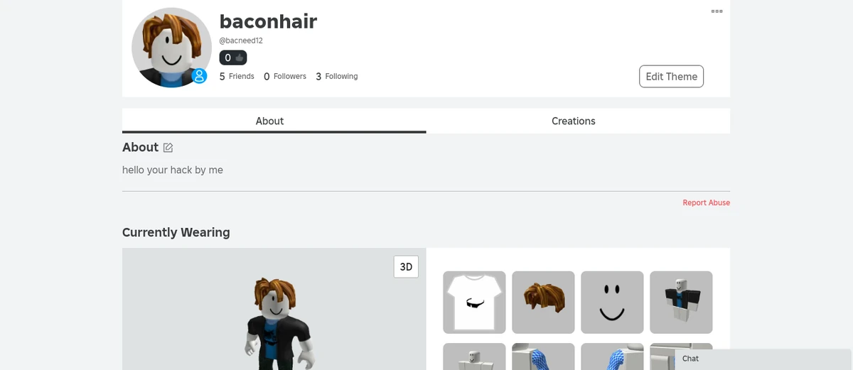 The Bacon Hair Roblox Creepypasta Wiki Fandom 1200