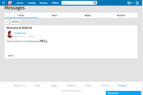 Here's an actual old message from builderman (2008) : r/roblox