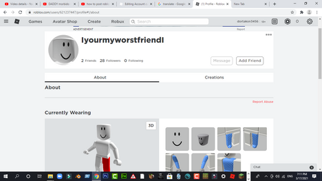 Account Cursed Name Iyourmybestfriendl In Roblox Roblox Creepypasta Wiki Fandom - name that creepypasta roblox answers