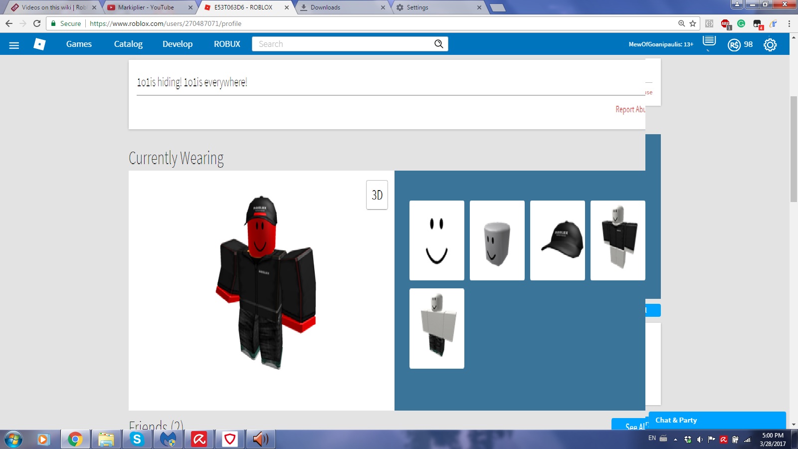 i HACKED JOHN DOE ON ROBLOX!666 ROBUX! MUST WATCH! 