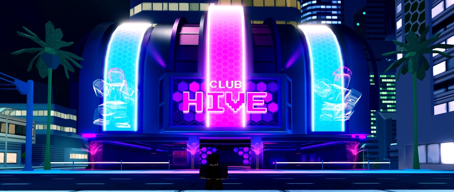 Club Hive Roblox Dawn Of Aurora Wiki Fandom - roblox neon nightclub