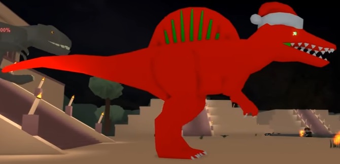 Santa Spino Roblox Dinosaur Hunter Wiki Fandom - dinosaur hunter codes roblox