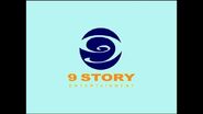 9 Story Entertainment logo (2002-2007) (Teal color) (Peep)