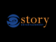 9 Story Entertainment Logo Horizontal (2006-2008) (Black) (KrugerTwins)
