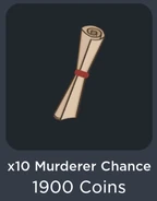 x10 Murderer Chance