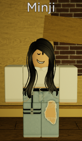 Minji Flicker Wiki Fandom - long black hair black roblox character girl