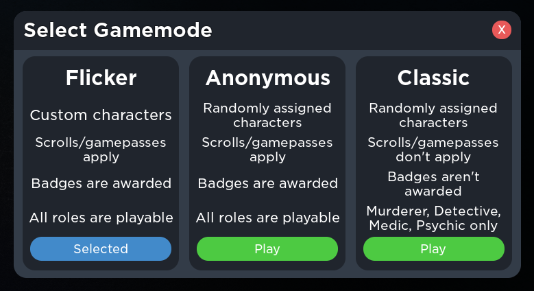 Gamemodes Flicker Wiki Fandom
