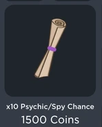 x10 Psychic/Spy Chance