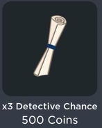 x3 Detective Chance