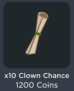 x10 Clown Chance