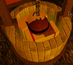 Stuffed into the well (Colleen) (Farmstead)