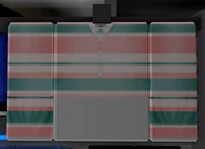 Bailey's shirt hanging on a clothing rack over at the Clothes Store.