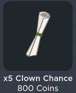 x5 Clown Chance