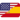 Flag Spain-USA