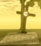 The grave where the first trigger is located in an old version.