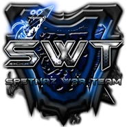 A notable logo of "spetnaz war team", from February 2013.