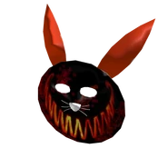 The "Demonic Easter Dinner Plate" accessory, used in the RMH Logo and the inspiration for the "Myth Hunters Mask" accessory.