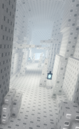 The dangerous cavern the player is faced with when past the first obstacle course, which has deadly stalactites of ice piercing through the walls and floor. The player receives a checkpoint upon reaching this area.