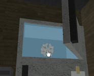 A snowflake inside the fridge will teleport the player to a snowy area.