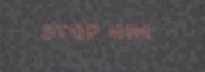 Text behind one of the cabins/houses. ‘Stop Him.’ Referring to Head Doctor Ipiprix.