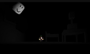 The house going all black (exploiter with light).