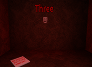 The third mask, under a fake ground in the South side of the area.