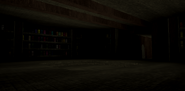 The main room within Achluophobia where the player can find the book to click.