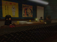 Ms. Sadanika in an interrogation room.