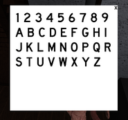 The cipher which is found in the safe in Chapter 2.