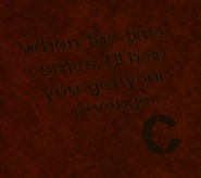 The note left at In Ruina Eius de Nephilim.