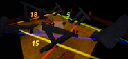 The center island inside of Graves’ memories, along with a diagram showing the value of each color in the Colorum.