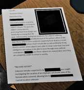 This document goes into detail of a potion created to solidify people like stone in hopes of extending their lifespan. It is contained inside the room on the right side of the hallway.