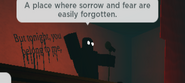 A look at the phrase at the back of the stage.