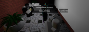 After obtaining the puzzle pieces, unlocking and entering the house at the center island, the player will find Bart getting his photo taken with his newborn son. Touching Bart prompts the player with the above message, with the answer being 080898.