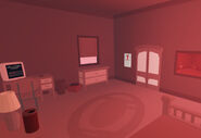 The inside of monochromaticMan's house.