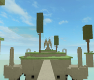 A screenshot of the game “The thing that walks with her” which was posted on Littlenathanial’s twitter before the game was released to the public.