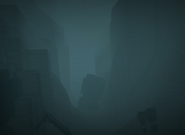 An image of the valley the player must explore within "the peak of Alephnau".