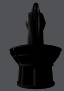 Closer look at one of the Sancti statues
