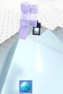 If the player holds their lantern out above the heart, the heart will begin to absorb the light within the lantern.