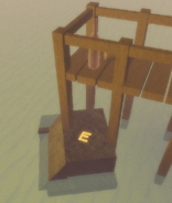 The letter "E" that spawns more of the island when touched.