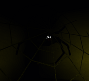 A spider that says “The best way to tell a story is by using art.”
