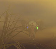 What seems to be Baphomet or some other satanic entity spawning after the ritual and attempting to kill the player once the timer runs out.