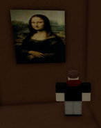 Mona Lisa in DavidCult's game "Tool Shed".
