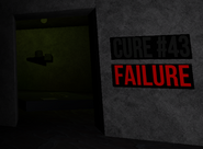 One of the room Cecil has breached in the Cure Containment area, here the one where Cure#43 is stored.
