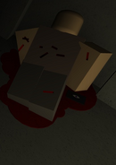 An earlier version of the corpse in Sequestered, clearly being less rotten.