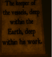 The note that can be found inside the cage at the end of the obby.