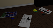 Some of the child's drawings related to Pesteilence.