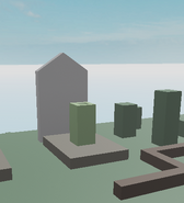 Acornate seemingly rising from his grave.
