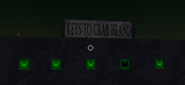 The code needed for Crab Island on Shark Island.